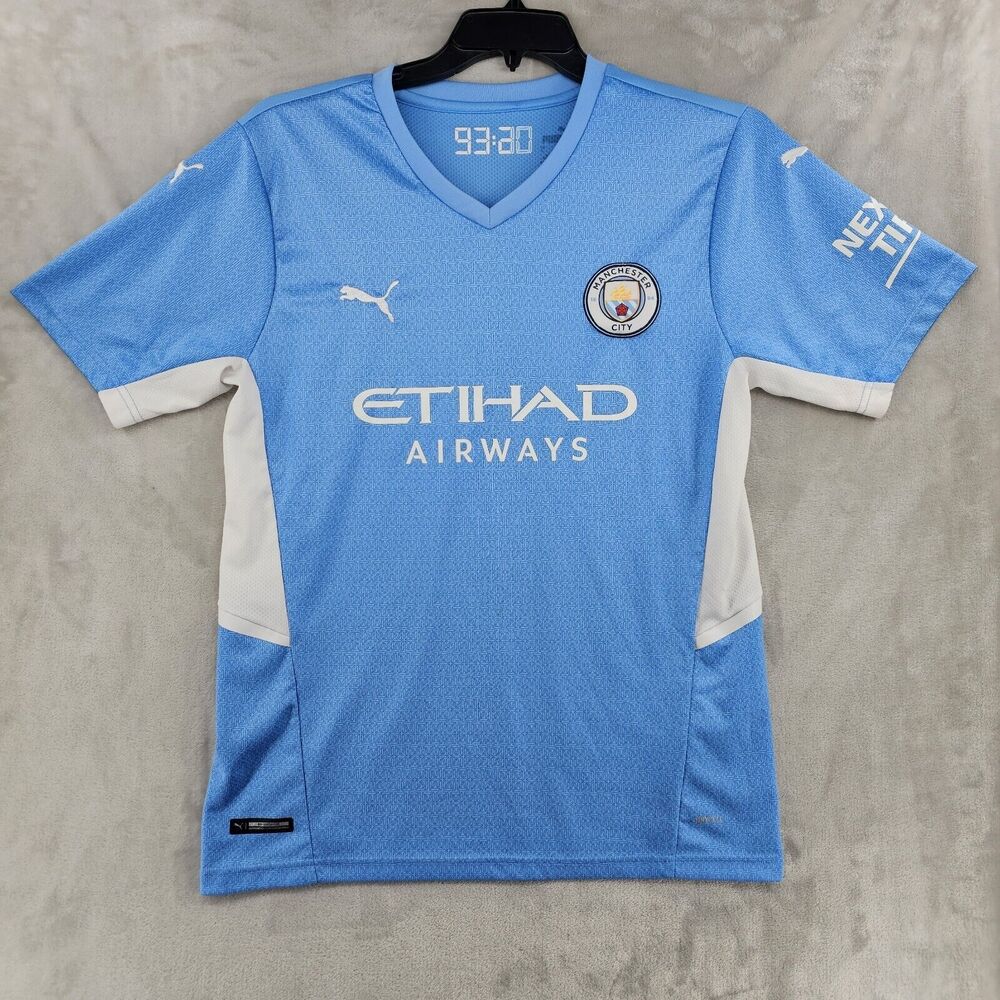 Puma 2021/2022 Manchester City home kit jersey shirt Grealish Large L authentic